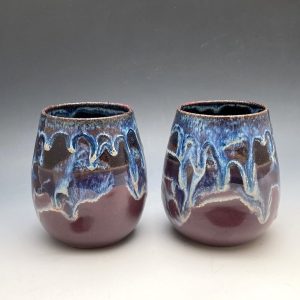 Blue Rain Wine Cups