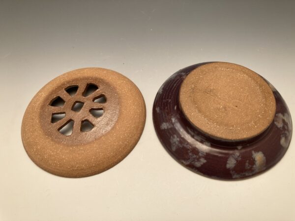 Purple Face Soap Dish