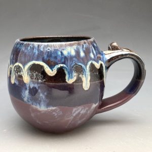 Blue Rain Round Mug
