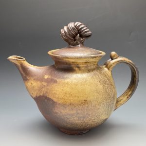 Yellow Salt Teapot