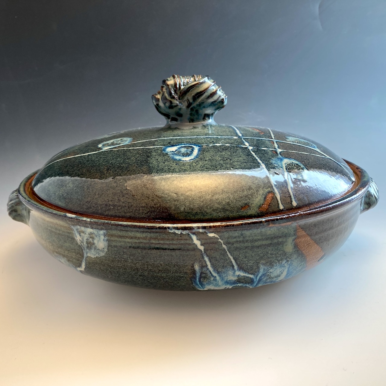 Floating Bloom 2-Quart Casserole